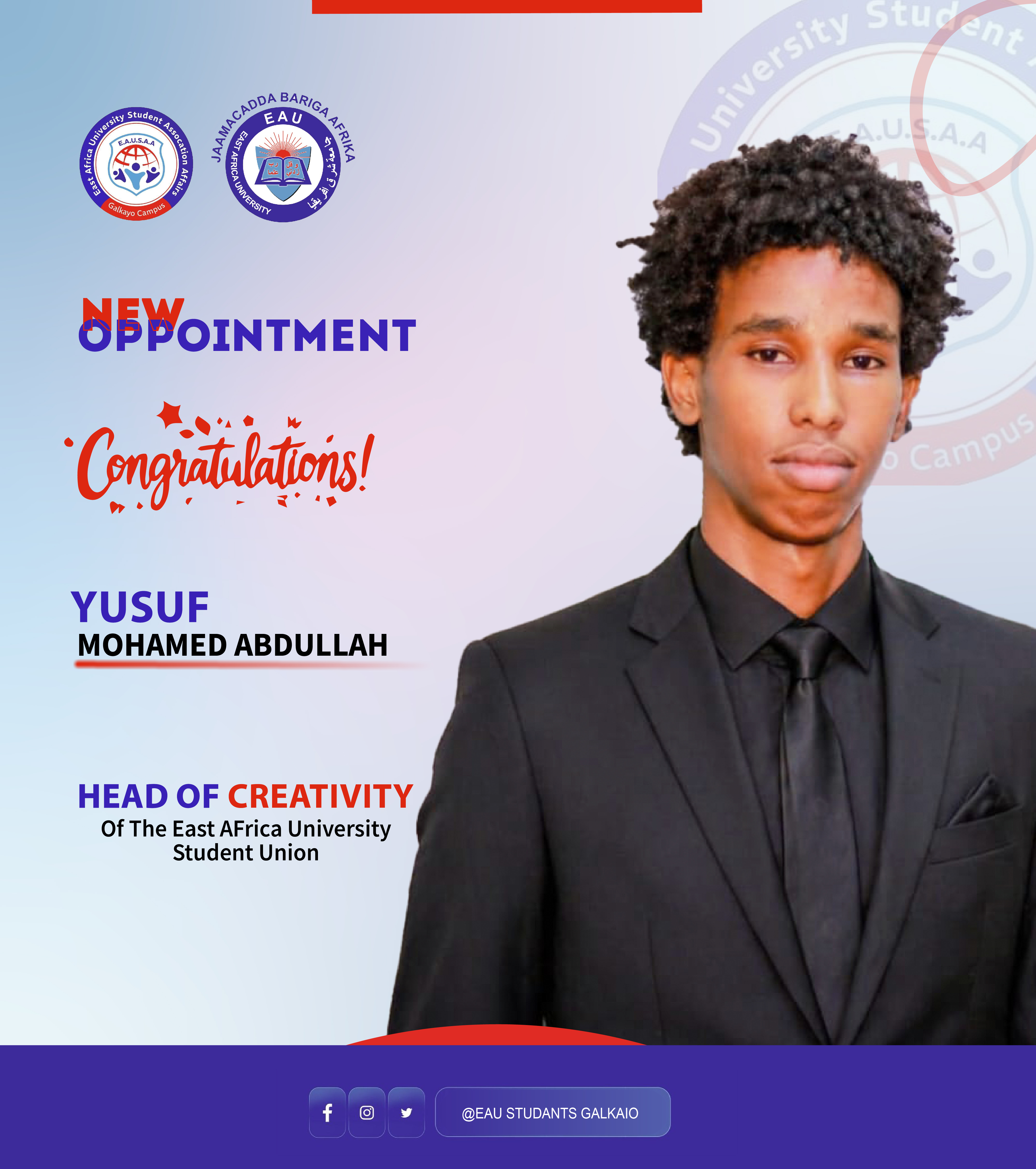 Portrait of Yusuf M. Abdi