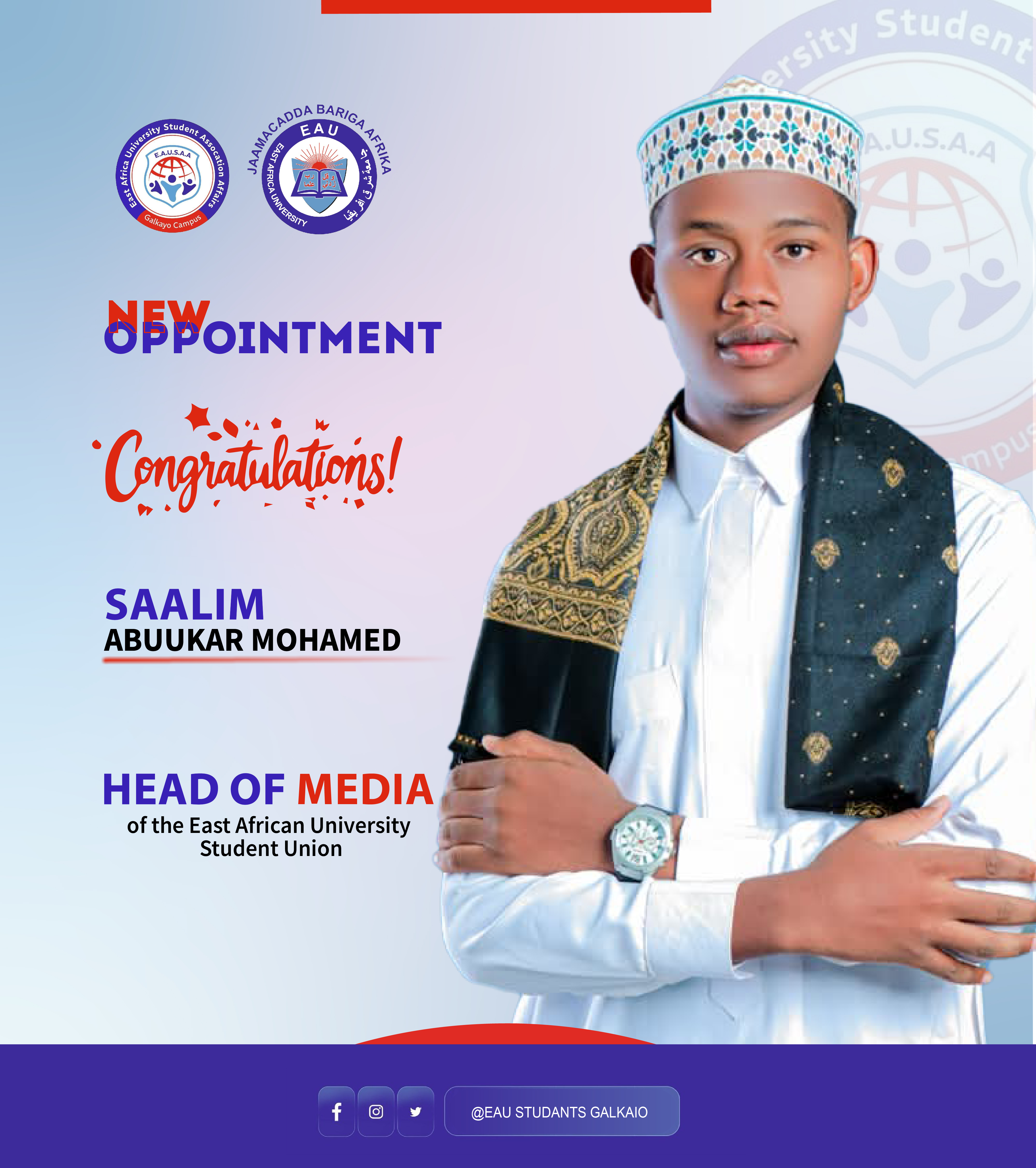 Portrait of Student Media Lead