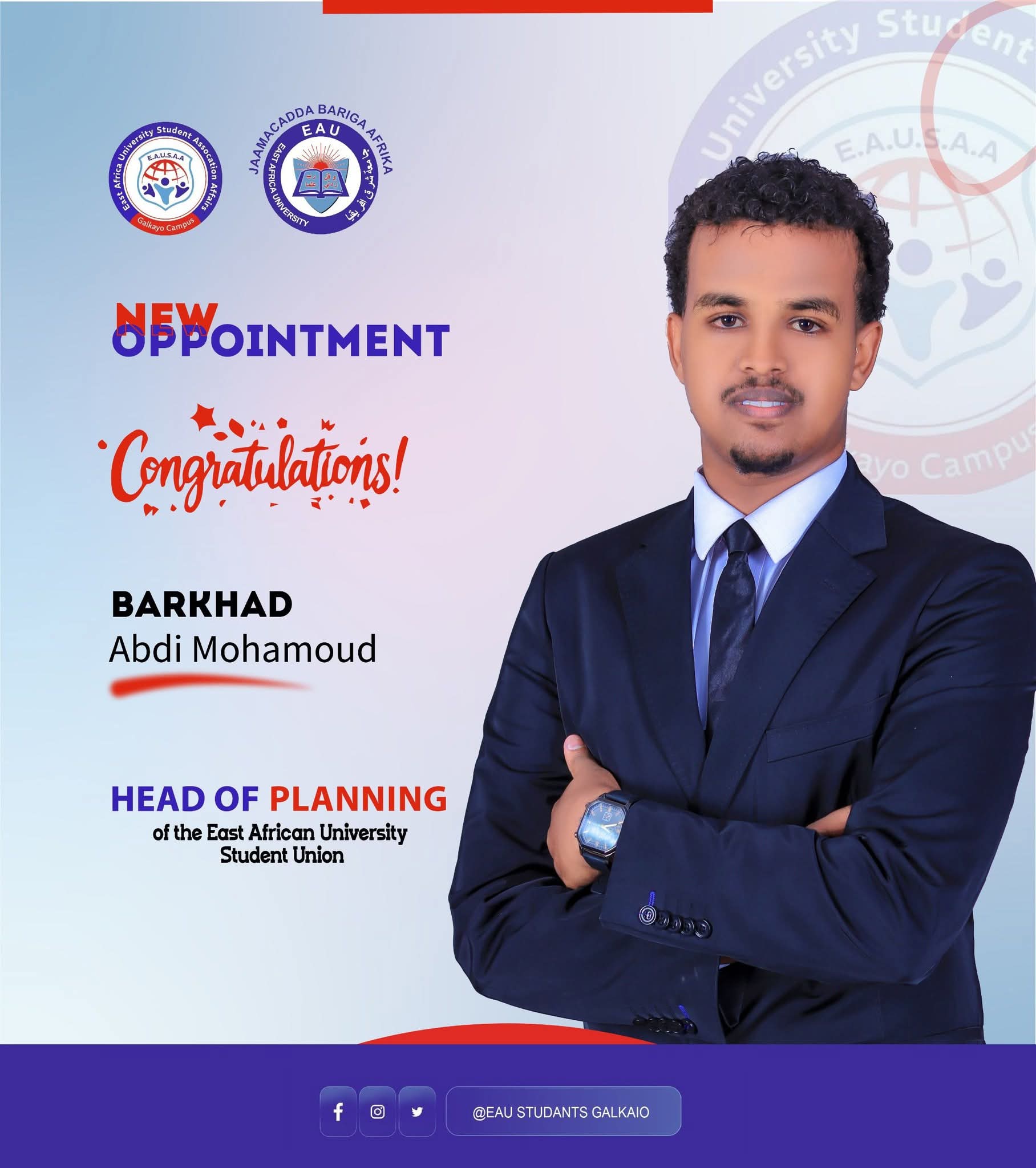 Barkhad Abdi Mohamud - Head of Planning